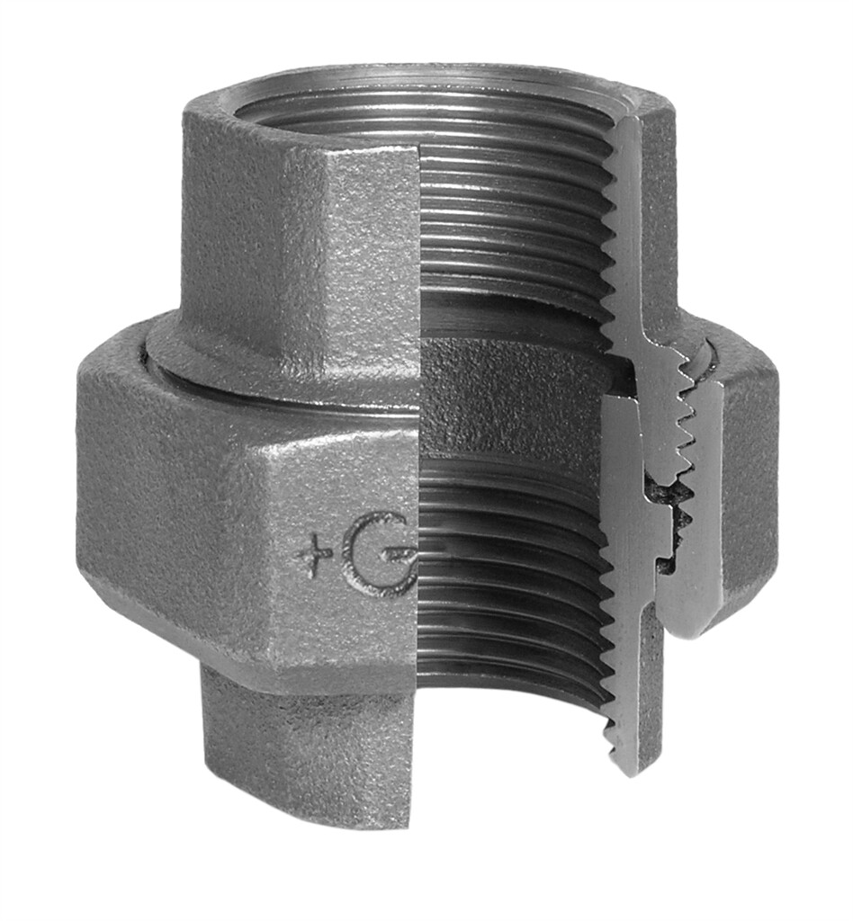 GF  340  Verschraubung   1/8" schwarz